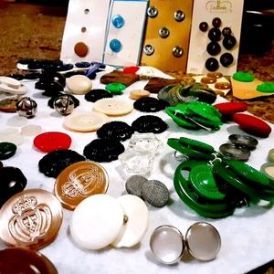 Antique button collection